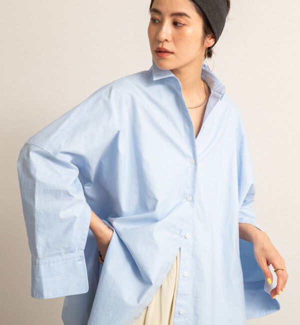 NOLLEY'S「【MAQWEL/マクウェル】オックスシャツ」|シャツ・ブラウス|