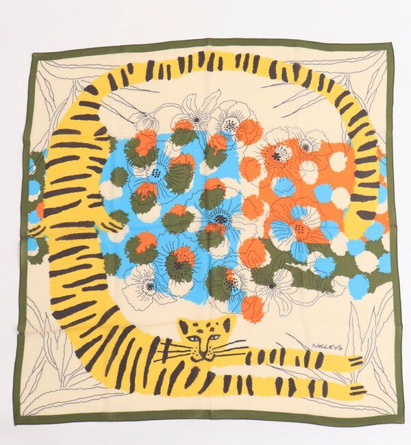 NOLLEY'S「W/Sプリントストール」|ストール|