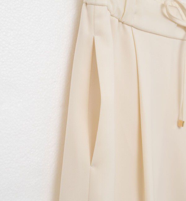 NOLLEY'S sophi「《セットアップ対応》ウォッシャブルダブルクロスサテンイージーワイドパンツ」|その他|