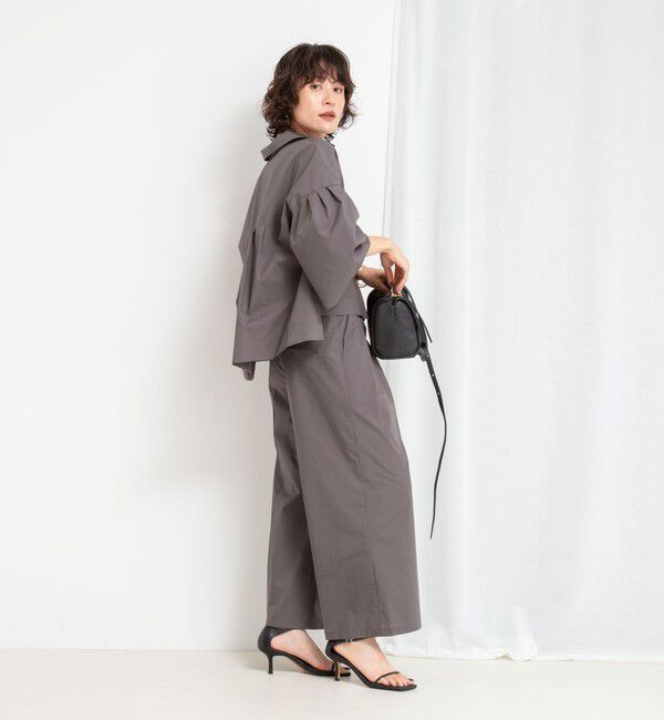 NOLLEY'S「《セットアップ対応》クロップドワイドパンツ」|その他|