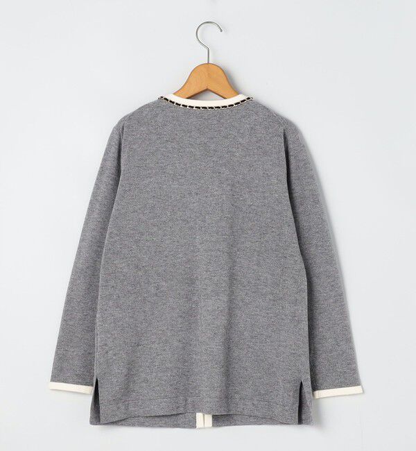 NOLLEY'S「チェーンブレード長めVネックカーディガン」|カーディガン|