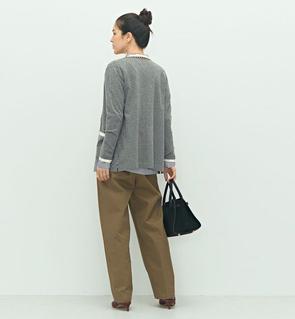 NOLLEY'S「チェーンブレード長めVネックカーディガン」|カーディガン|