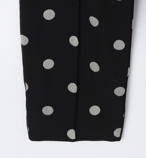 NOLLEY'S「ウォッシャブルストレッチドットジャガードテーパードパンツ」|その他|