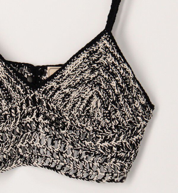 Laraaji「《手洗い可能》かぎ針編みキャミソール」|ニット・セーター|