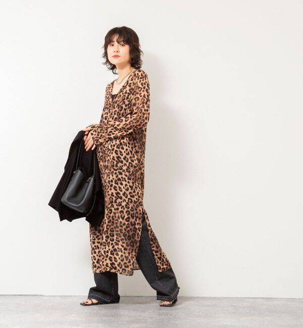 Rie Miller「カフタンシフォンワンピース」|ワンピース|