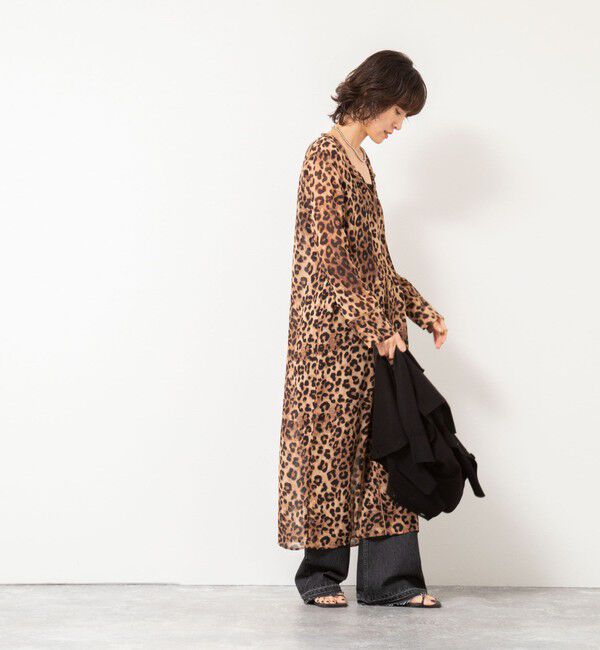 Rie Miller「カフタンシフォンワンピース」|ワンピース|