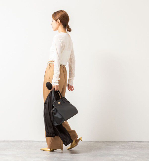 NOLLEY'S「ウォッシャブルシアーフライスロンT」|Tシャツ・カットソー|