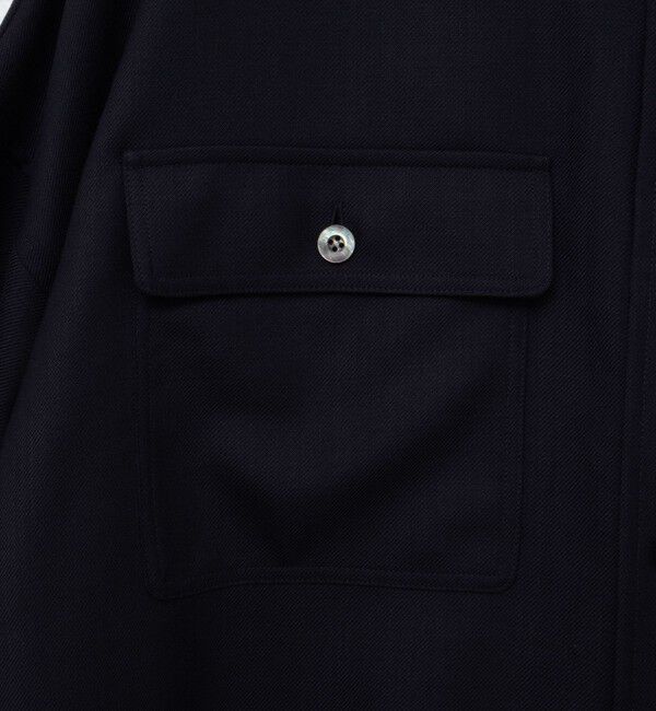 NOLLEY'S sophi「ウォッシャブルウール混ビエラショートシャツ」|シャツ・ブラウス|