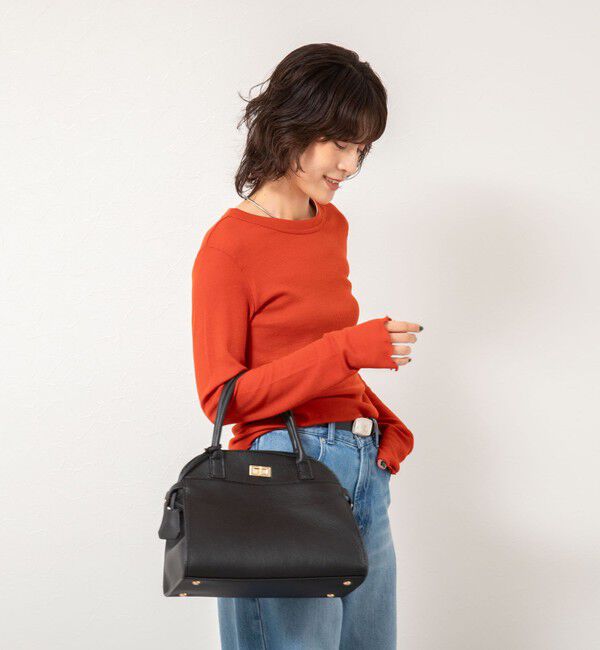 NOLLEY'S「MY STANDARD ウォッシャブルリブクルーネックロンT」|Tシャツ・カットソー|