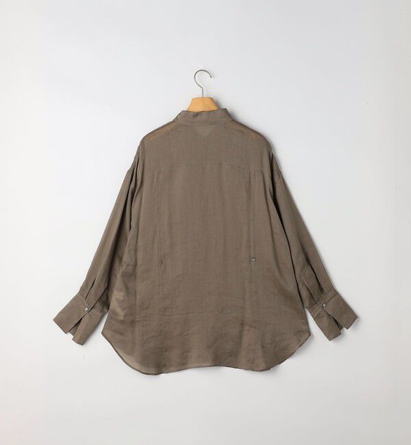 NOLLEY'S sophi「ウォッシャブルフィブリルラミーマルチウェイシャツ」|シャツ・ブラウス|