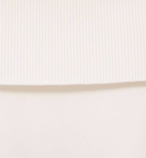 NOLLEY'S sophi「《手洗い可能》マルチファンクションマチ付きオフショルプルオーバー」|ニット・セーター|