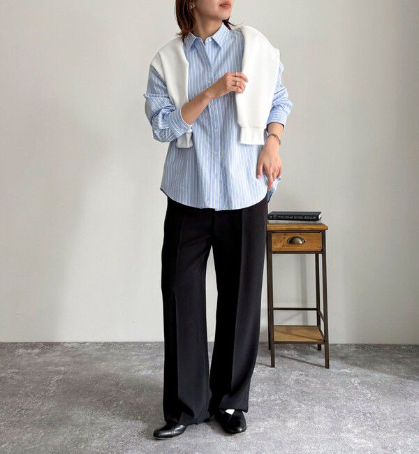 fredy emue「FR刺繍オックスコンパクトシャツ」|シャツ・ブラウス|