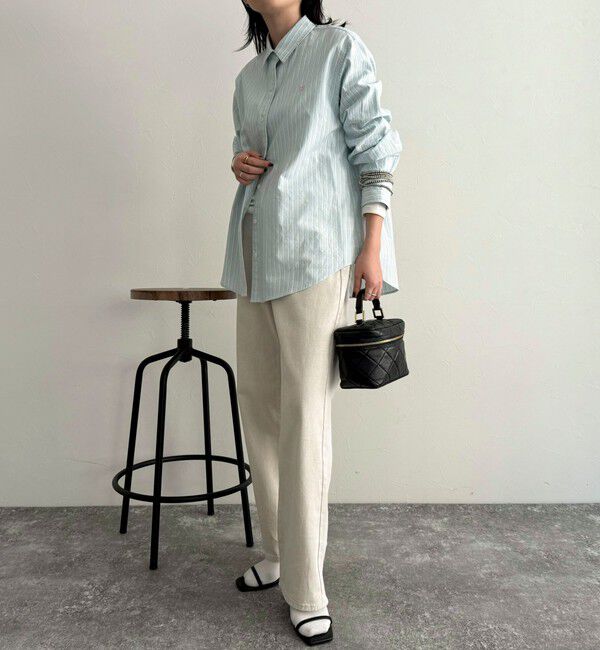 fredy emue「FR刺繍オックスコンパクトシャツ」|シャツ・ブラウス|