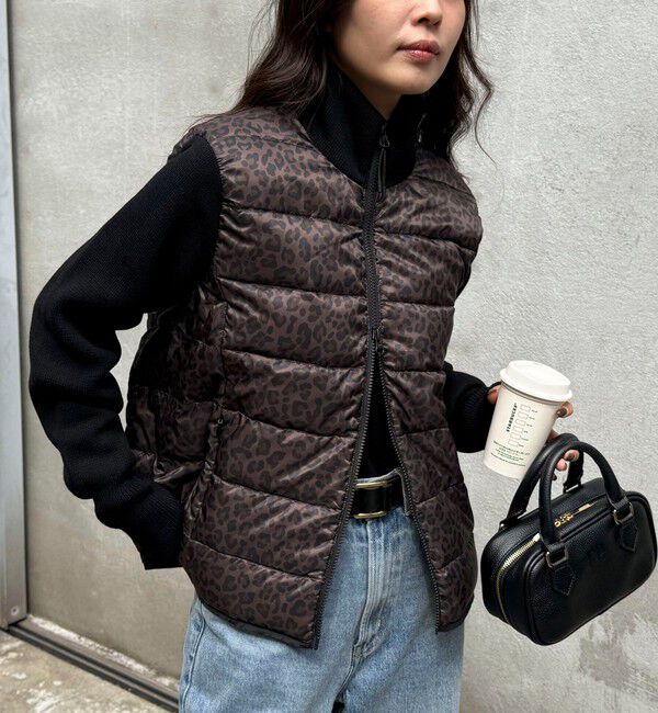 fredy emue「【TAION/タイオン】別注HI NECK DOWN JACKET+SLEEVE KNIT」|ダウン|
