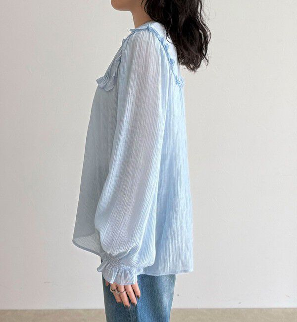 fredy emue「ピンタックギャザーブラウス」|シャツ・ブラウス|