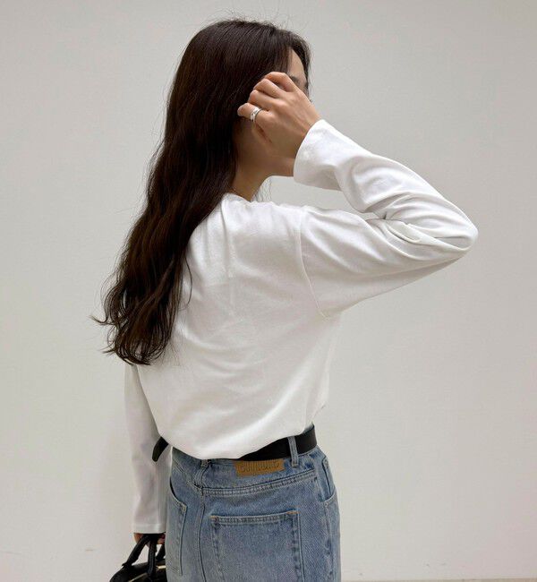 fredy emue「ロゴプリントロンTシャツ」|Tシャツ・カットソー|