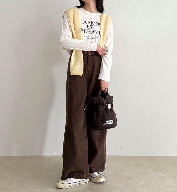 fredy emue「ロゴプリントロンTシャツ」|Tシャツ・カットソー|