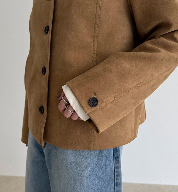 fredy emue「フェイクスエードジャケット」|テーラードジャケット|