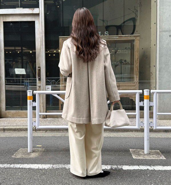 fredy emue「Super100ステンカラーミドルコート」|ダッフルコート|