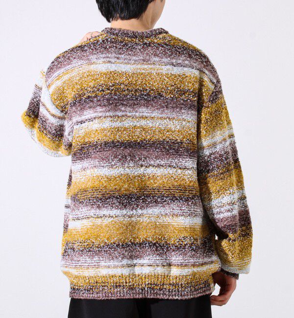 GLOSTER「【ふんわり立体感】グラデーションブークレプルオーバー」|ニット・セーター|
