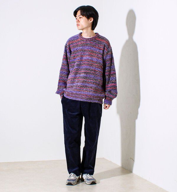 GLOSTER「【ふんわり立体感】グラデーションブークレプルオーバー」|ニット・セーター|
