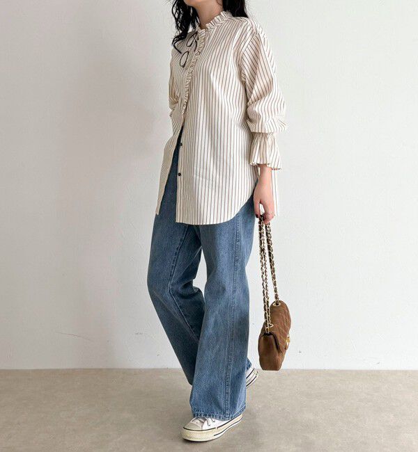 fredy emue「フリルデザインシャツ」|シャツ・ブラウス|