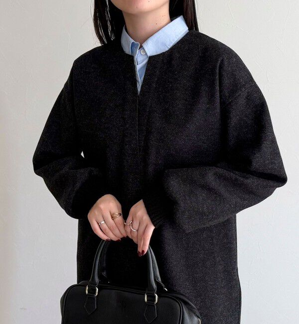 fredy emue「ソフトニットメルトンワンピース」|ワンピース|