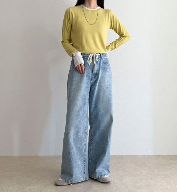 fredy emue「シアーリブレイヤードロンTシャツ」|Tシャツ・カットソー|