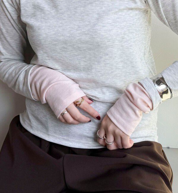 fredy emue「シアーリブレイヤードロンTシャツ」|Tシャツ・カットソー|