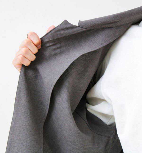 GLOSTER「【春夏に着たい上品素材】リネンタッチドビーワークシャツ」|シャツ・ブラウス|