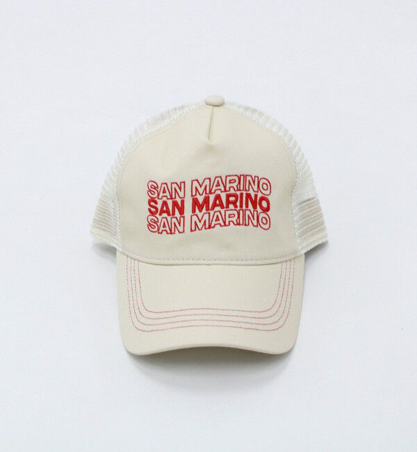 fredy emue「【CASSELINI/キャセリーニ】刺しゅうメッシュキャップ」|キャップ・キャスケット|