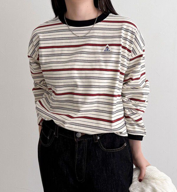fredy emue「【GEVACO/ゲバコ】ボーダー天竺ベーシックロングスリーブTシャツ」|Tシャツ・カットソー|