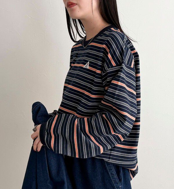 fredy emue「【GEVACO/ゲバコ】ボーダー天竺ベーシックロングスリーブTシャツ」|Tシャツ・カットソー|