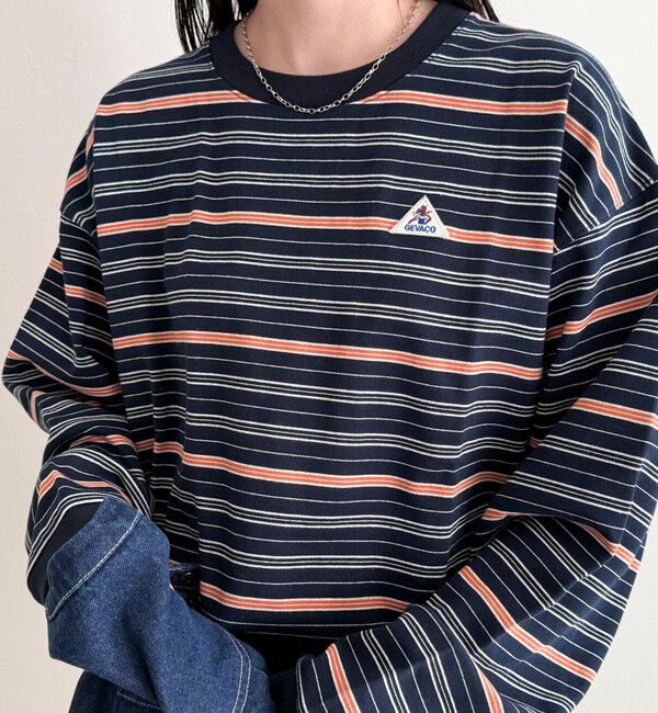 fredy emue「【GEVACO/ゲバコ】ボーダー天竺ベーシックロングスリーブTシャツ」|Tシャツ・カットソー|