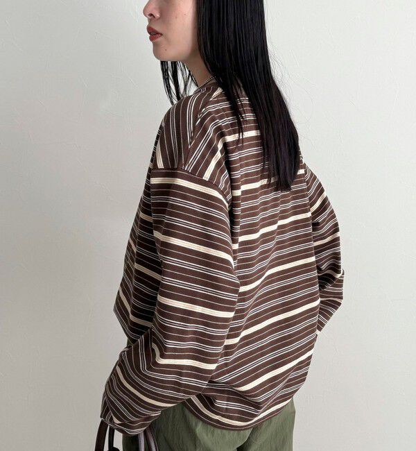 fredy emue「【GEVACO/ゲバコ】ボーダー天竺ベーシックロングスリーブTシャツ」|Tシャツ・カットソー|