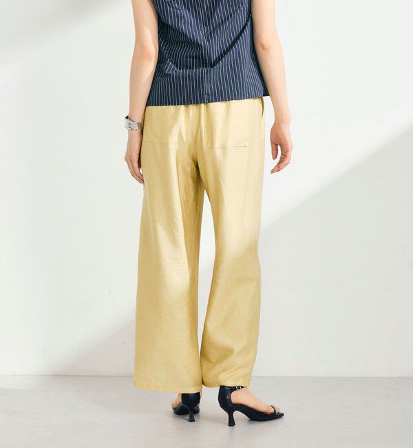 fredy emue「【接触冷感】ドライタンブラーセミワイドイージーパンツ」|チノ|