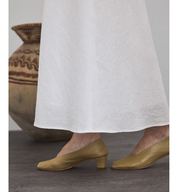 SALON adam et rope'「リネンバイヤススカート［GENTLE LINEN］」|スカート|