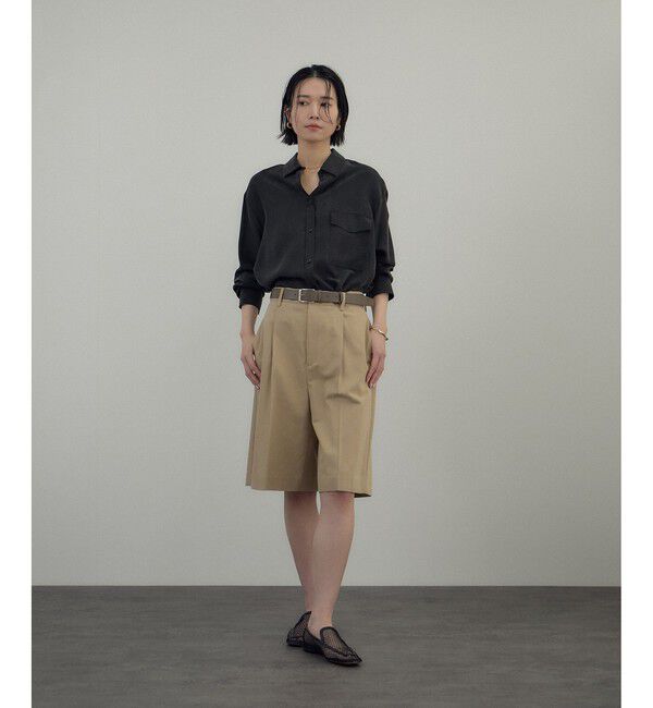 SALON adam et rope'「【WEB限定】エフォートレスハーフパンツ」|チノ|