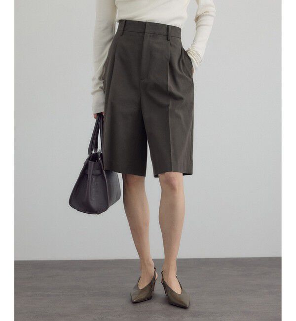 SALON adam et rope'「【WEB限定】エフォートレスハーフパンツ」|チノ|