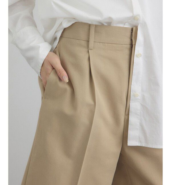 SALON adam et rope'「【WEB限定】エフォートレスハーフパンツ」|チノ|