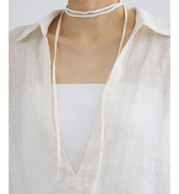 SALON adam et rope'「リネンカラミスキッパーシャツ / イージーケア」|シャツ・ブラウス|