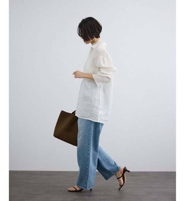 SALON adam et rope'「リネンカラミスキッパーシャツ / イージーケア」|シャツ・ブラウス|