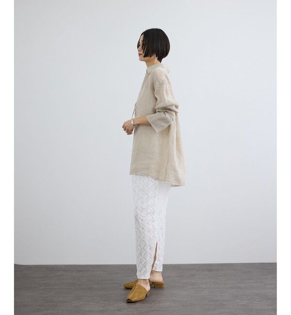 SALON adam et rope'「リネンカラミスキッパーシャツ / イージーケア」|シャツ・ブラウス|