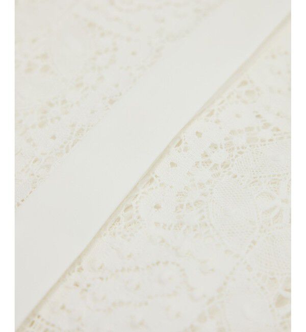 ROPE「コットンレースシャツワンピース」|ワンピース|