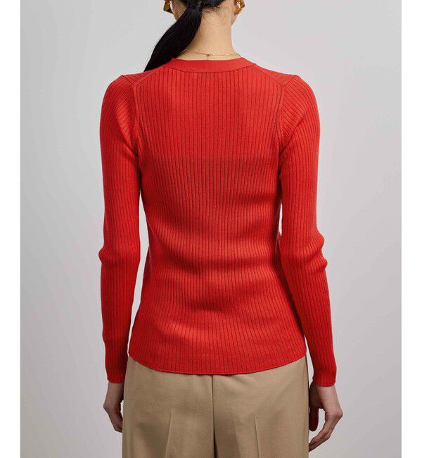 ROPE「ハイゲージワイドリブニットカーディガン」|カーディガン|