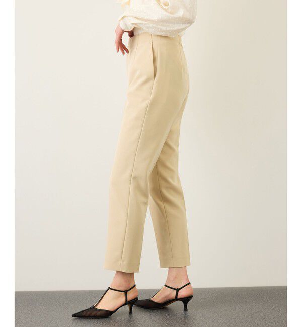 ROPE「ダブルクロスストレッチペンシルパンツ/接触冷感・イージーケア・セットアップ対応」|チノ|