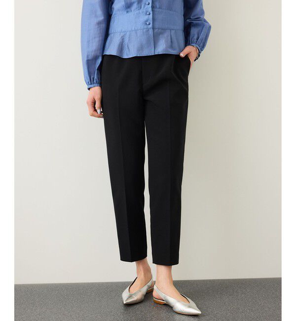 ROPE「ダブルクロスストレッチペンシルパンツ/接触冷感・イージーケア・セットアップ対応」|チノ|