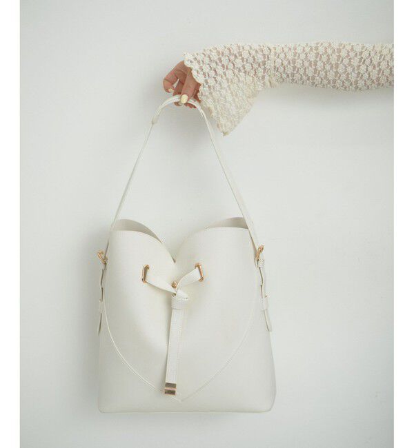 VIS「【A4収納】ハートカットバッグ(ラージサイズ)/追加」|ショルダー・メッセンジャー|