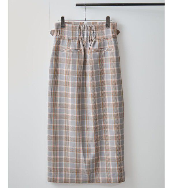 VIS「【美easy】コンフォートツイルウエストデザインIラインスカート【洗える/防シワ/UVケア】」|スカート|