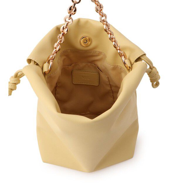 VIS「チェーンハンドル2WAY巾着バッグ」|ハンドバッグ|